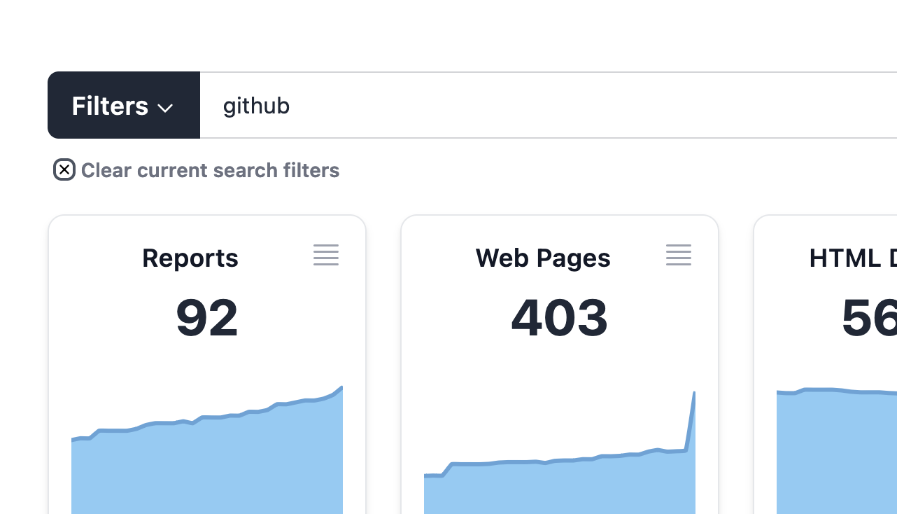 Stats filters