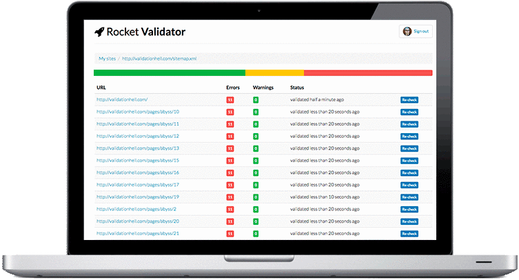 Image result for Crawl and validate your site